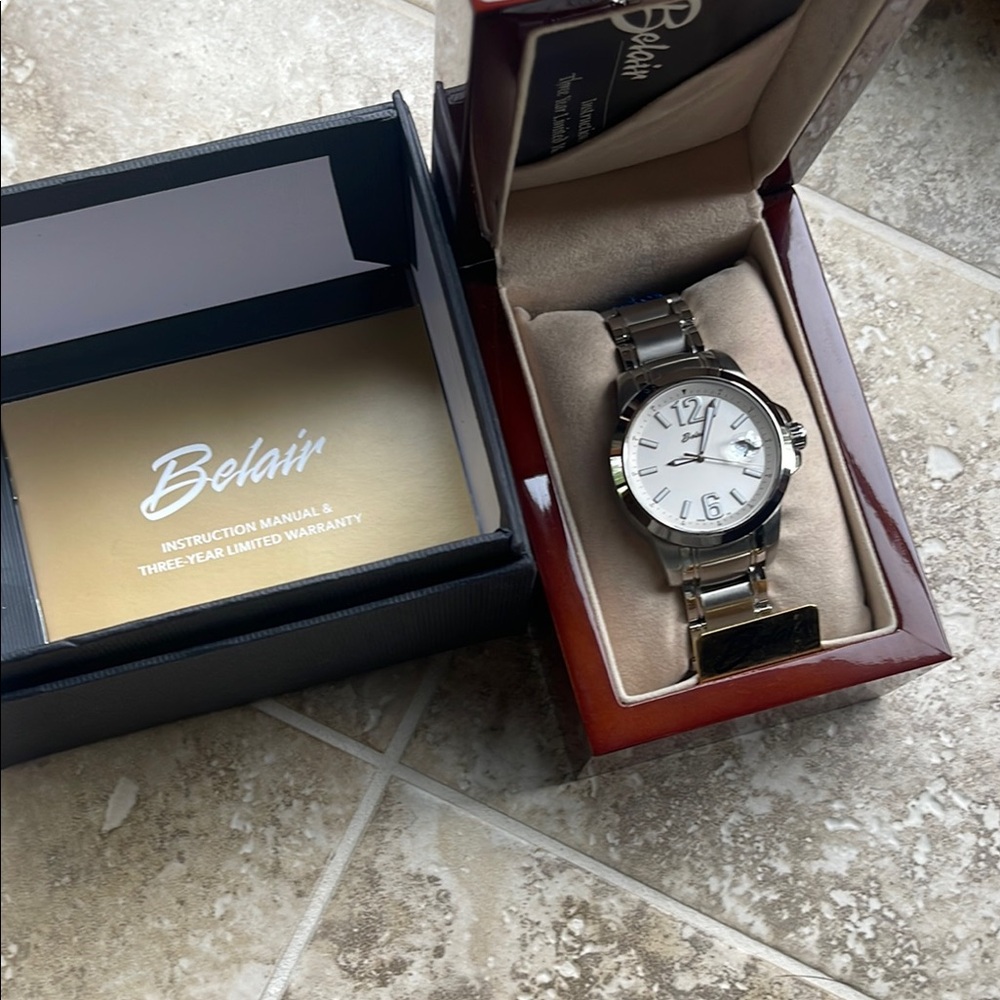 Belaire Silver Men's Watch